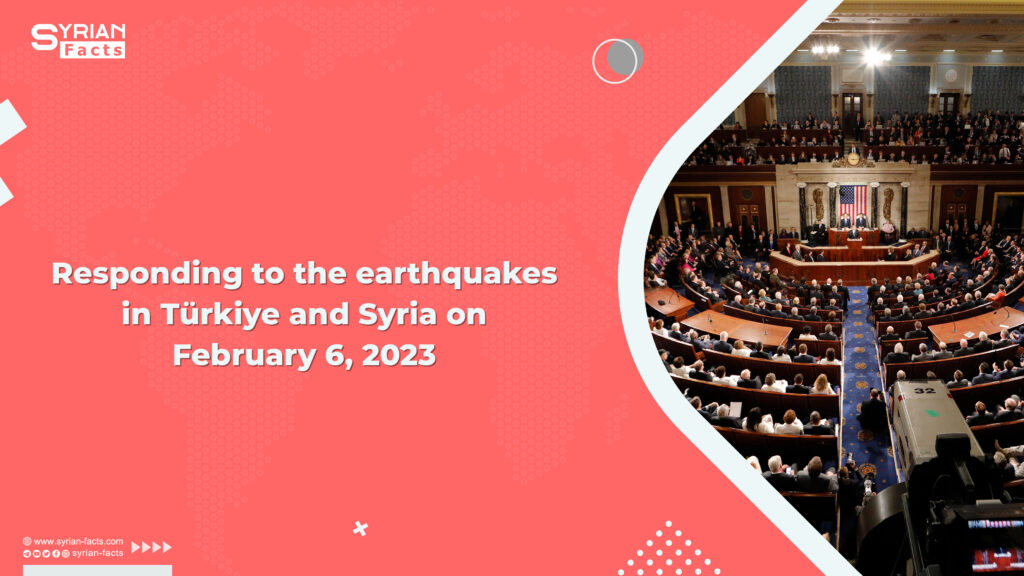 Responding to the earthquakes in Türkiye and Syria on February 6, 2023.