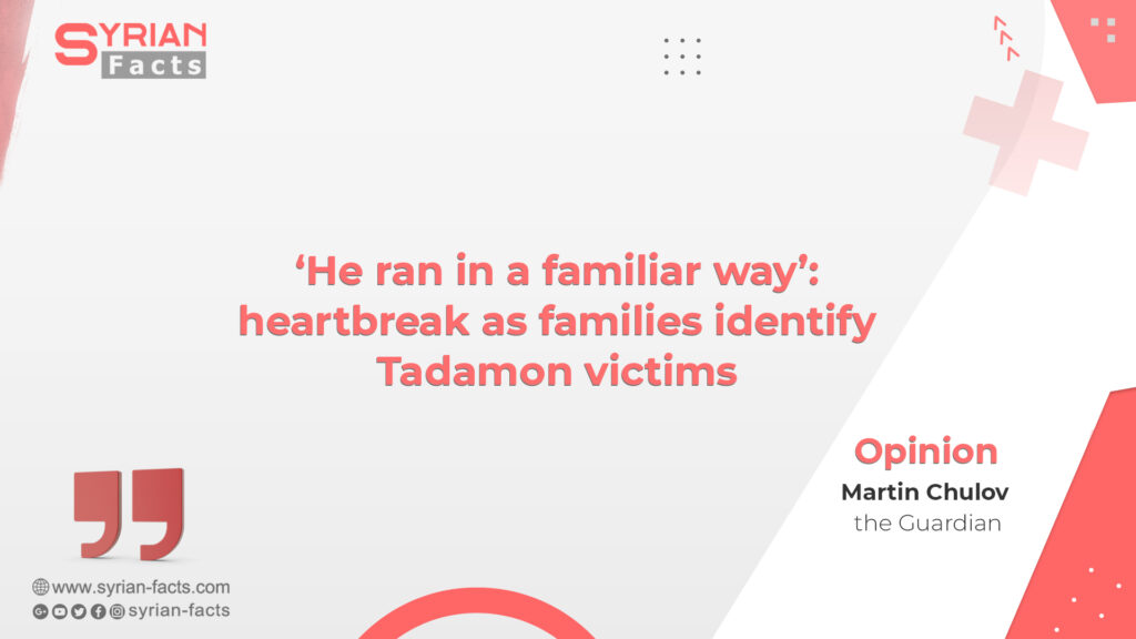 ‘He ran in a familiar way’: heartbreak as families identify Tadamon victims