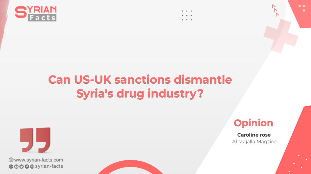 Can US-UK sanctions dismantle Syria’s drug industry?