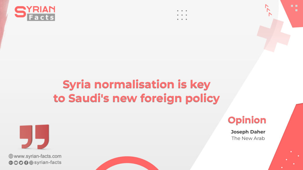 Syria normalisation is key to Saudi’s new foreign policy