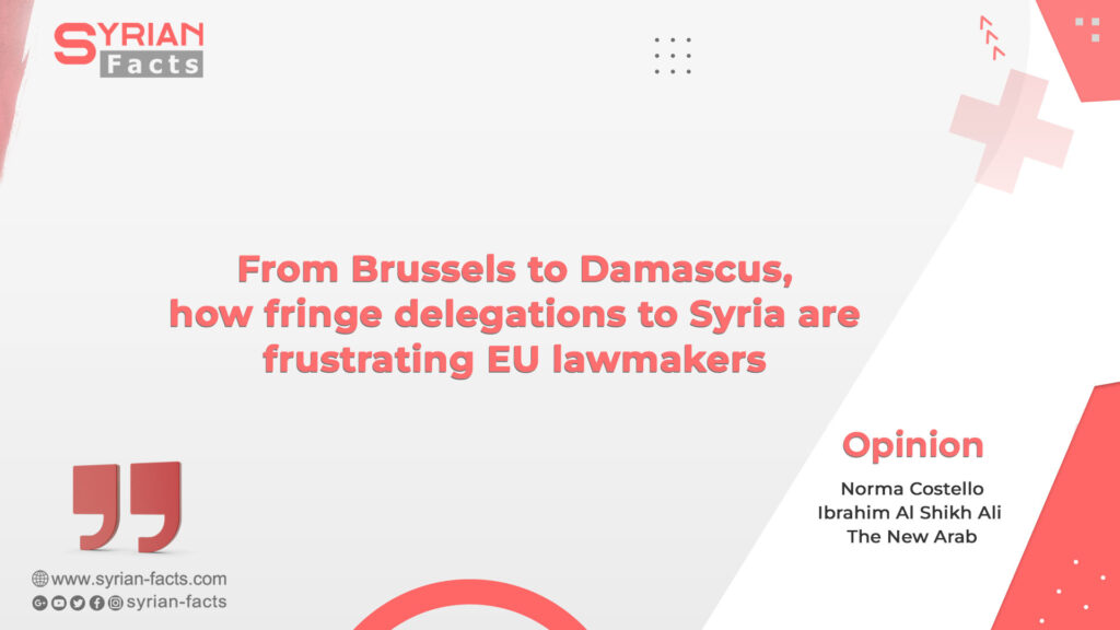 From Brussels to Damascus, how fringe delegations to Syria are frustrating EU lawmakers