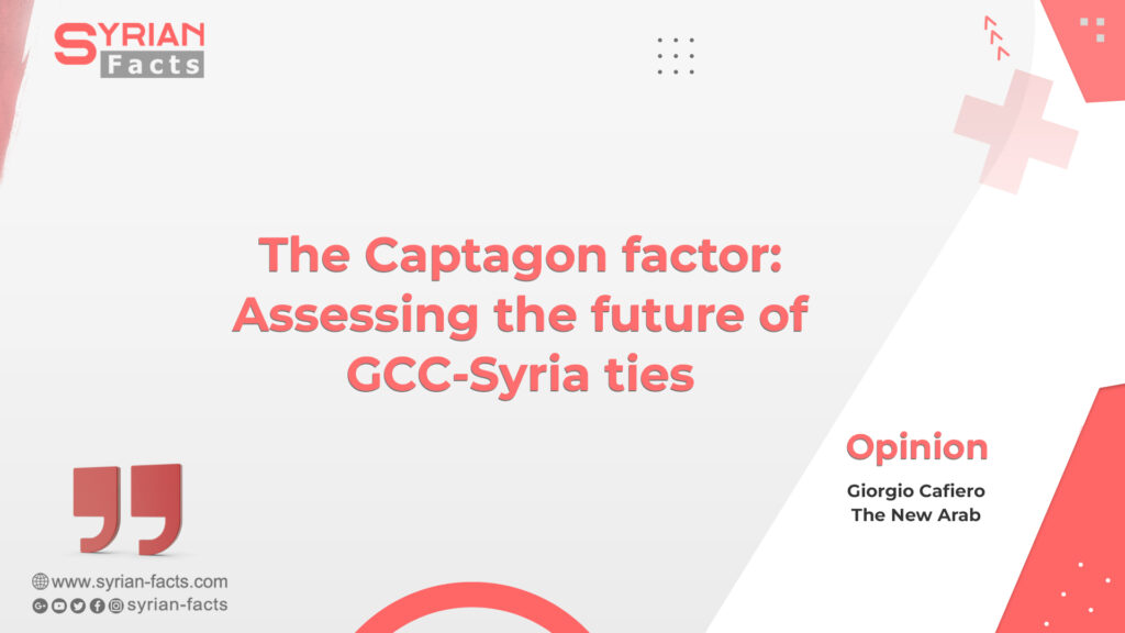 The Captagon factor: Assessing the future of GCC-Syria ties