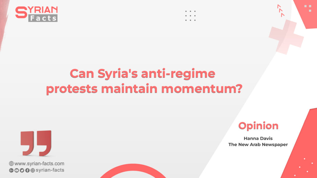 Can Syria’s anti-regime protests maintain momentum?